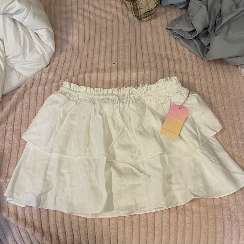 Stoney Clover Lane x Target tiered ruffle mini skirt